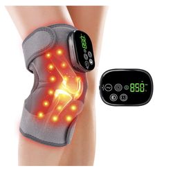 Cordless vibrating infared knee massager