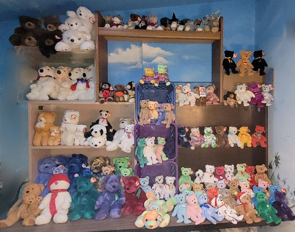 TY Beanie Babies Bears, TY Buddies & TY Attic Treasures