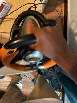This is a PXN V3 PRO Gaming Racing Wheel,