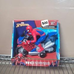 Spiderman Motorcycle Each $20