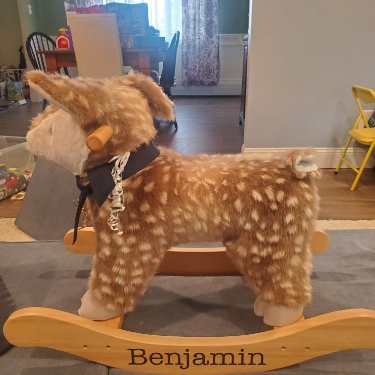 Pottery barn top fawn rocker