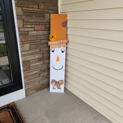 Fall and Holiday Welcome Sign