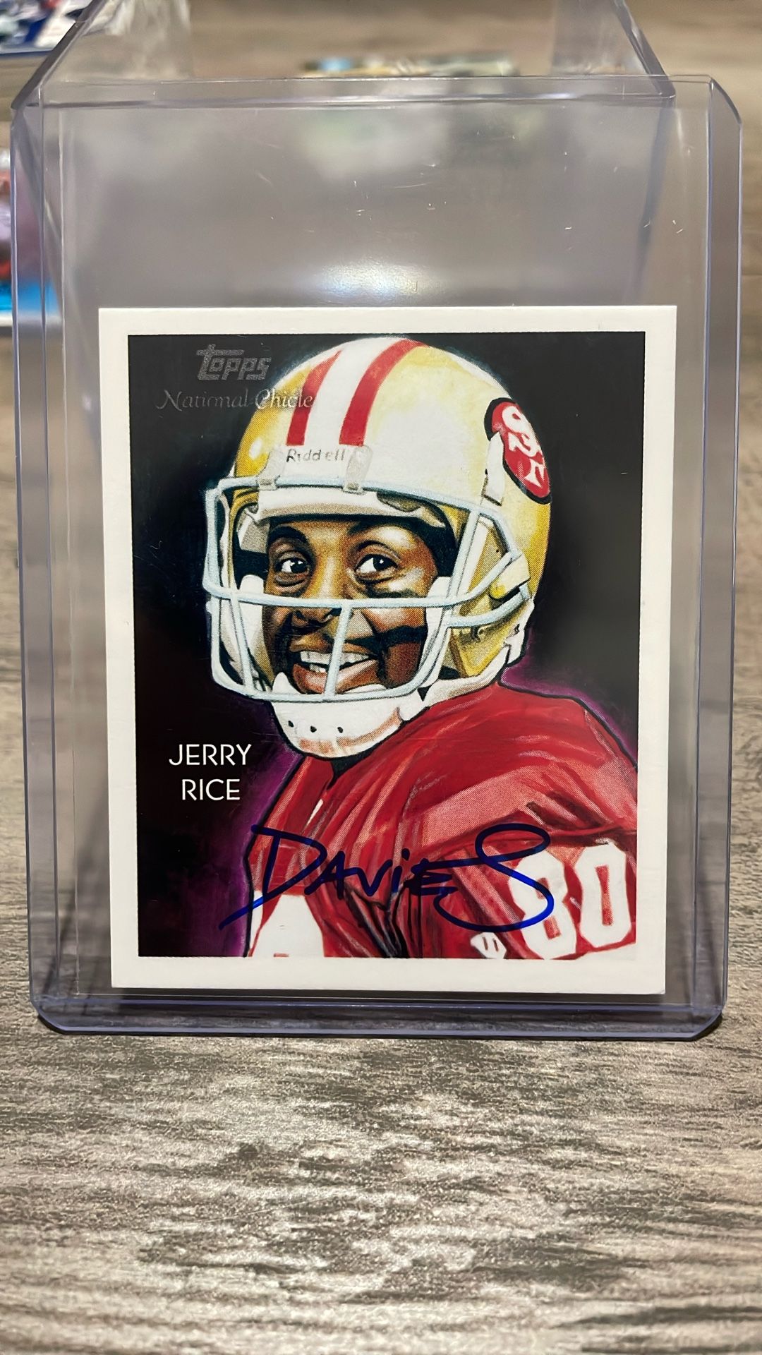 Jerry Rice - Mini Artist Proof Auto 1/10