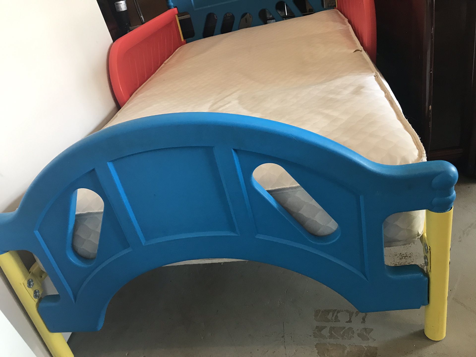 Toddler bed(with mattress), car seat, booster seat