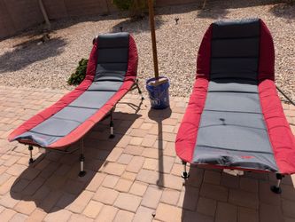 Folding Camping Cot lounge – Set of 2