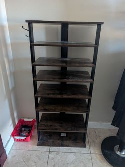 Wooden Shoe Rack