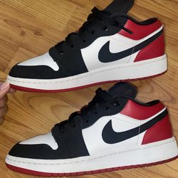Jordan 1 Low Black Toe 2019 GS