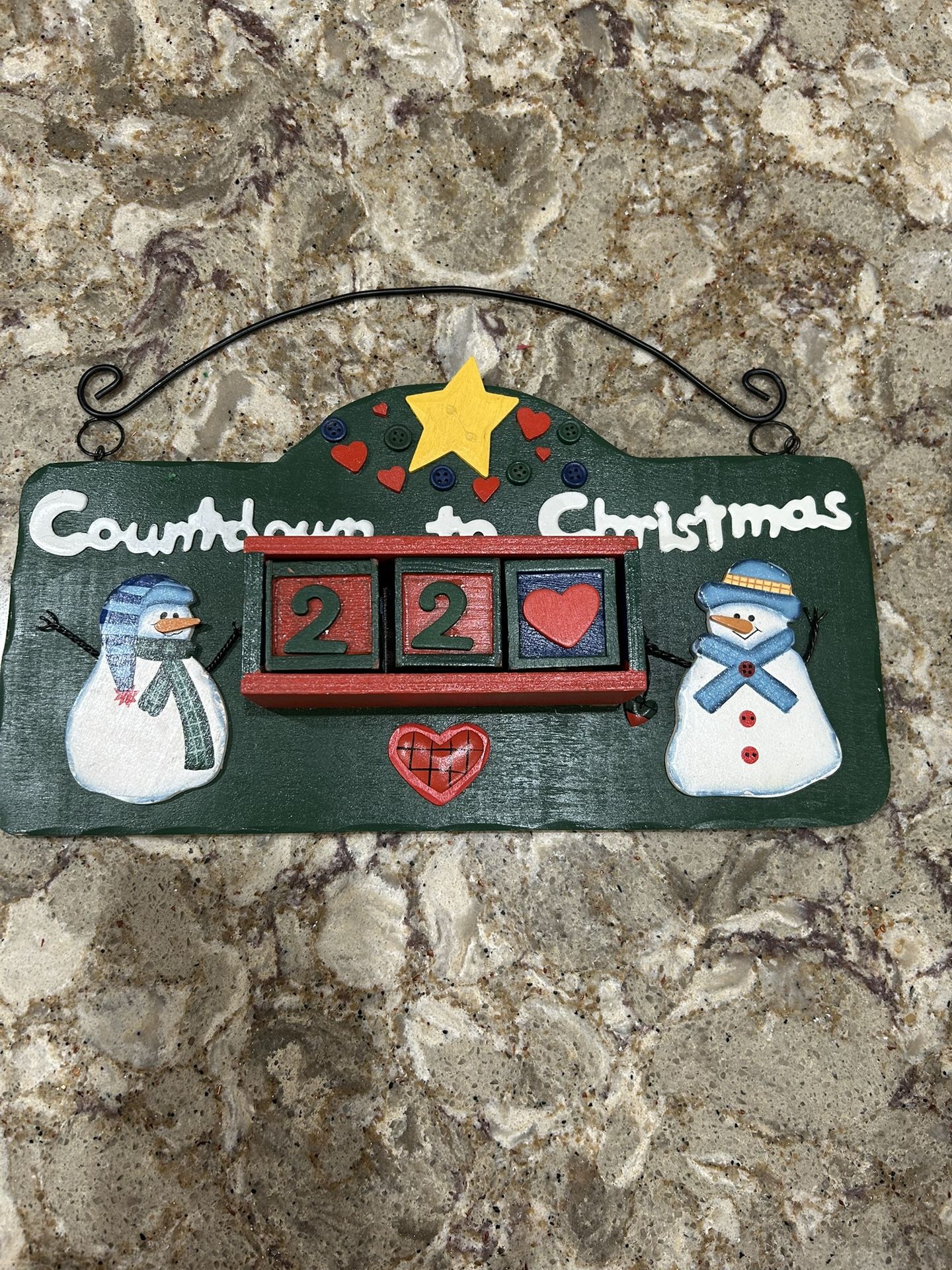 Christmas Wall Plaque for Wall or Furniture 