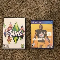 Game PS4 Madden 19, The SIMS 3