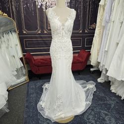 4x Mermaid Wedding Dress New