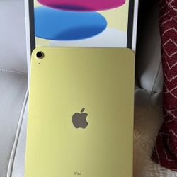 NEW iPad 256 GB,10.9”,Wi Fi,10th Generation Space Yellow SALE $465 🍀