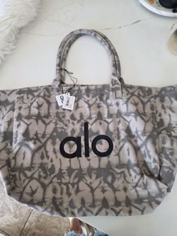 Alo Yoga Canvas Large Tote Bag with Tags