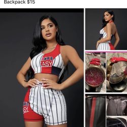 Complete outfit , size large $40