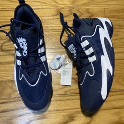 Adidas sm byw select Team Men’s Size 12 New No Box - Dark Navy Blue & White 