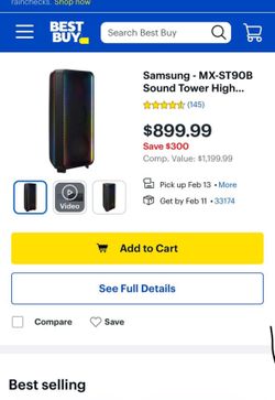 Samsung - MX-ST90B Sound Tower