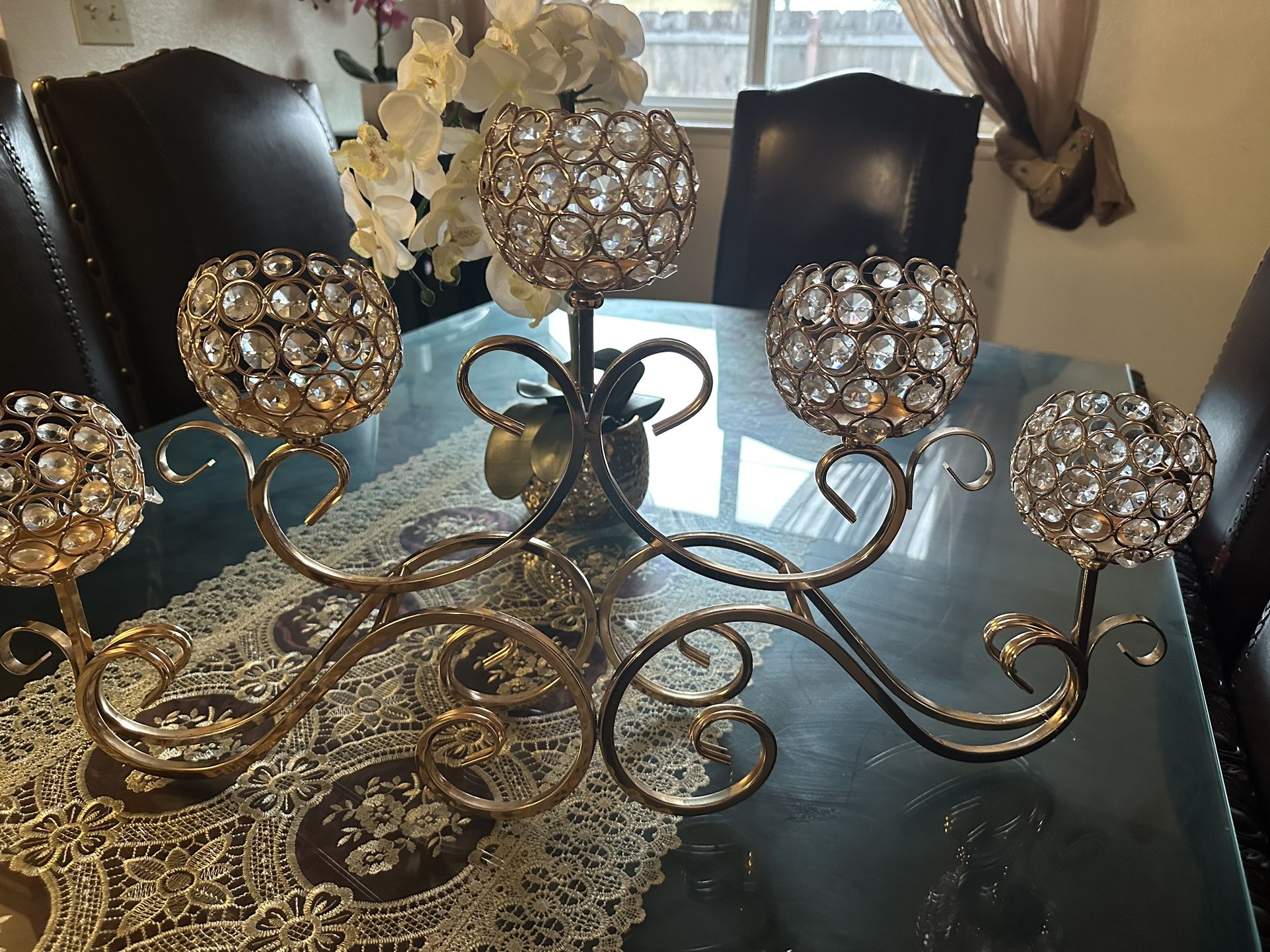 Table Center Peace Candle Holder 