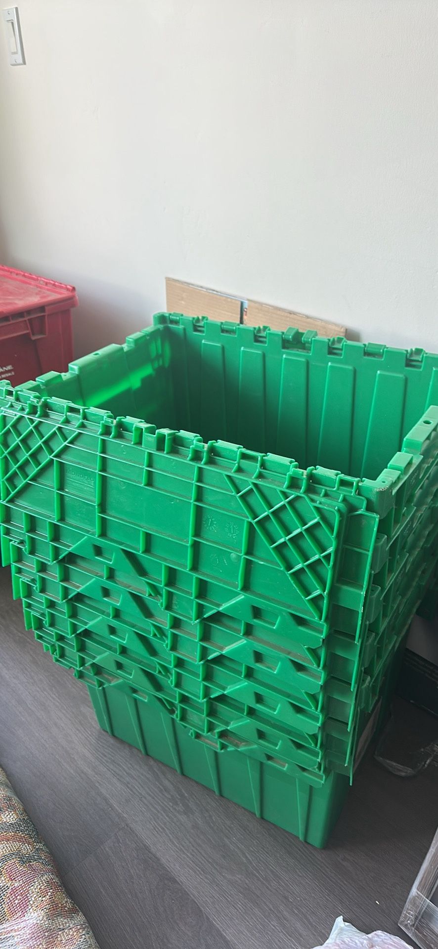 Plastic Moving Bins / Boxes