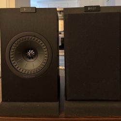 KEF Q150 with Vintage Speaker Stands 