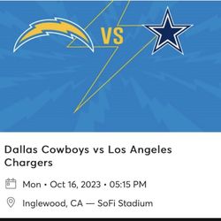 Monday Night Football Chargers Vs Cowboys Game