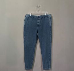 Rag & Bone Prospect Denim Jogger Pants Mens XL Blue Stretch Drawstring