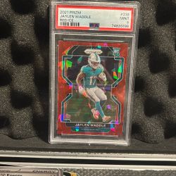 2021 Prizm Jaylen Waddle Red Ice Mint 9 #338