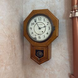 Seth Thomas Antique School House Clock