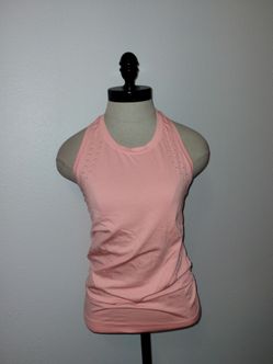 Victoria Sport Victoria's Secret Pink Cutout Racerback Tank Size Small EUC
