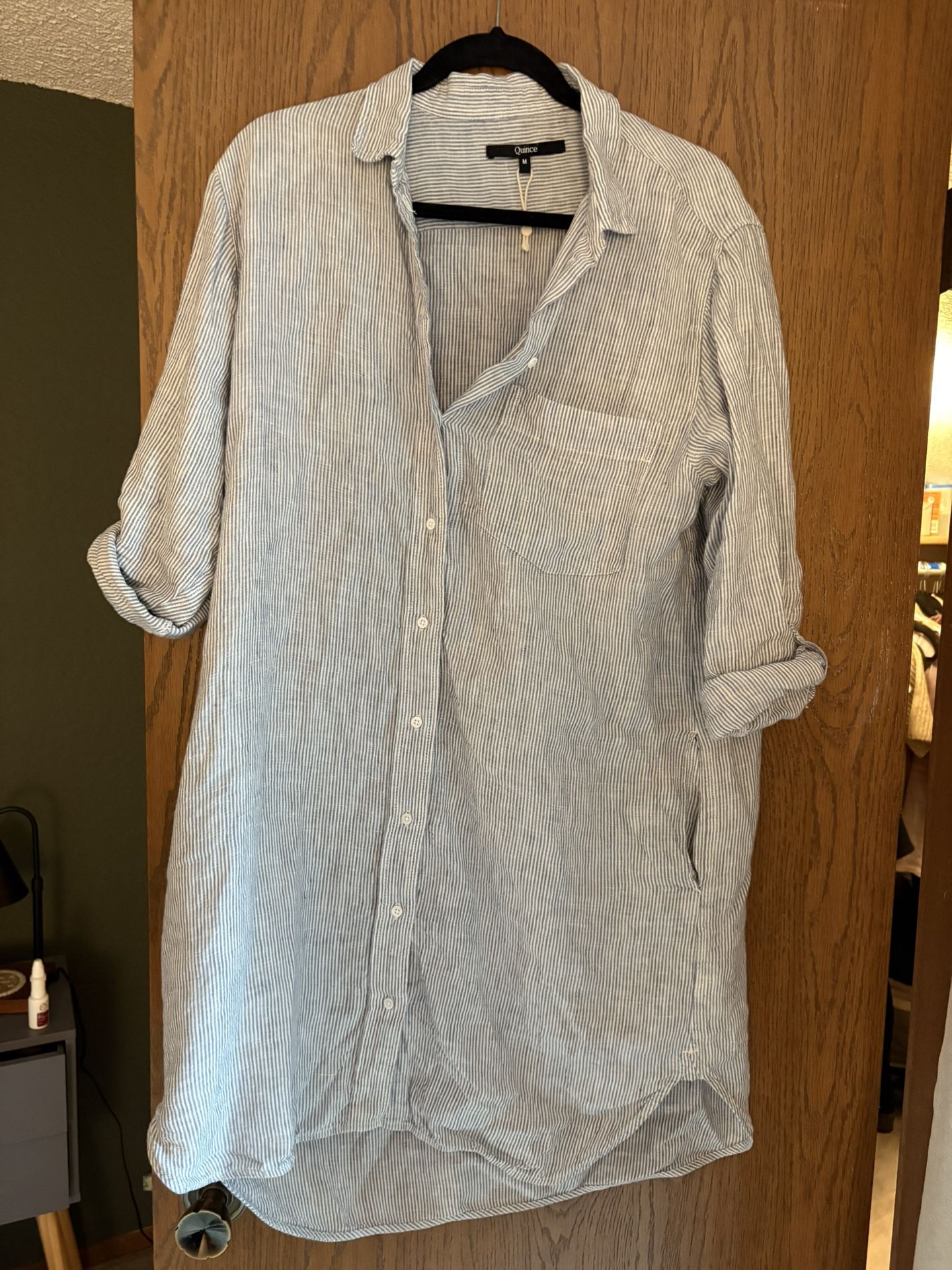 Quince Linen Shirt Dress