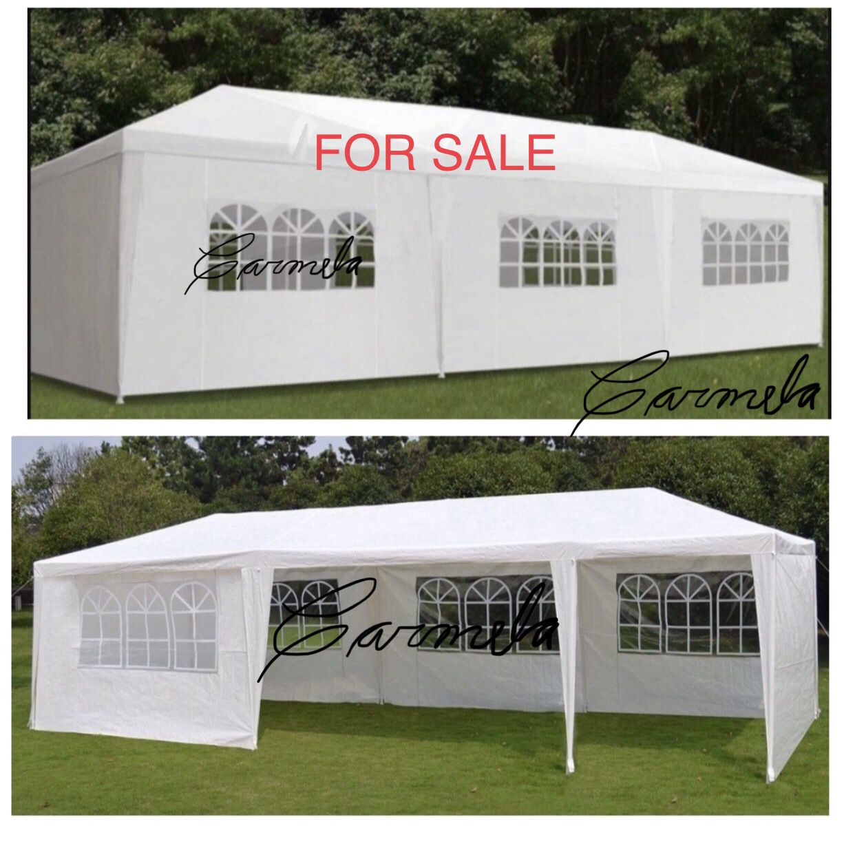 10x30 wedding party tent outdoor canopy teng with 8 side walls white FOR SALE 
