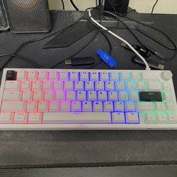 Mini Size Mechanical Keyboard With Volume Control And Rgb