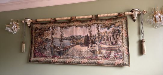 Tapestry with tassel