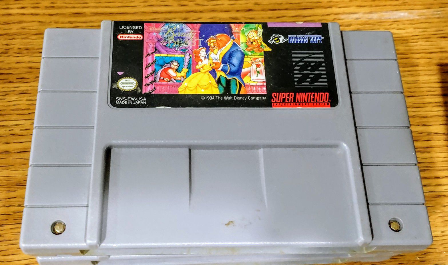 Super Nintendo Beauty and the Beast Game