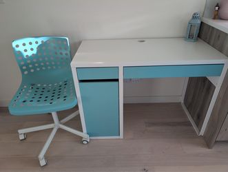 Ikea desk and chair