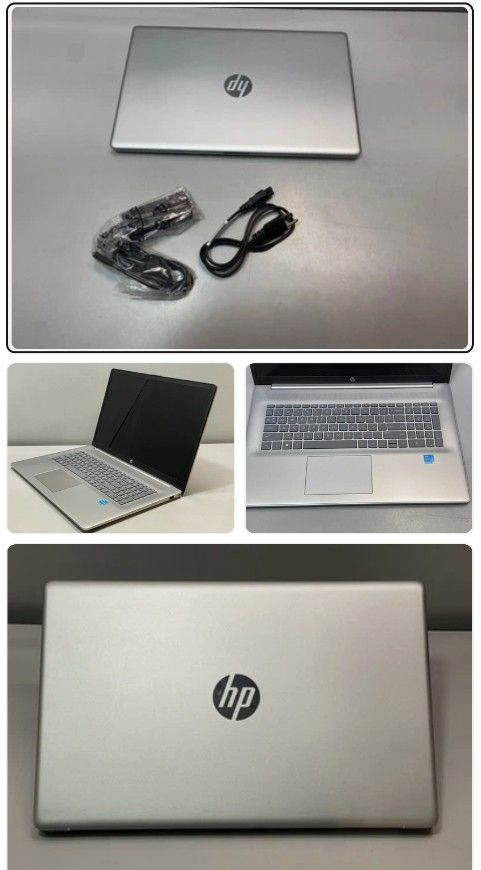HP Laptop 17-CN0001TG 17.3" Intel Pentium Silver N5030 128GB - Silver