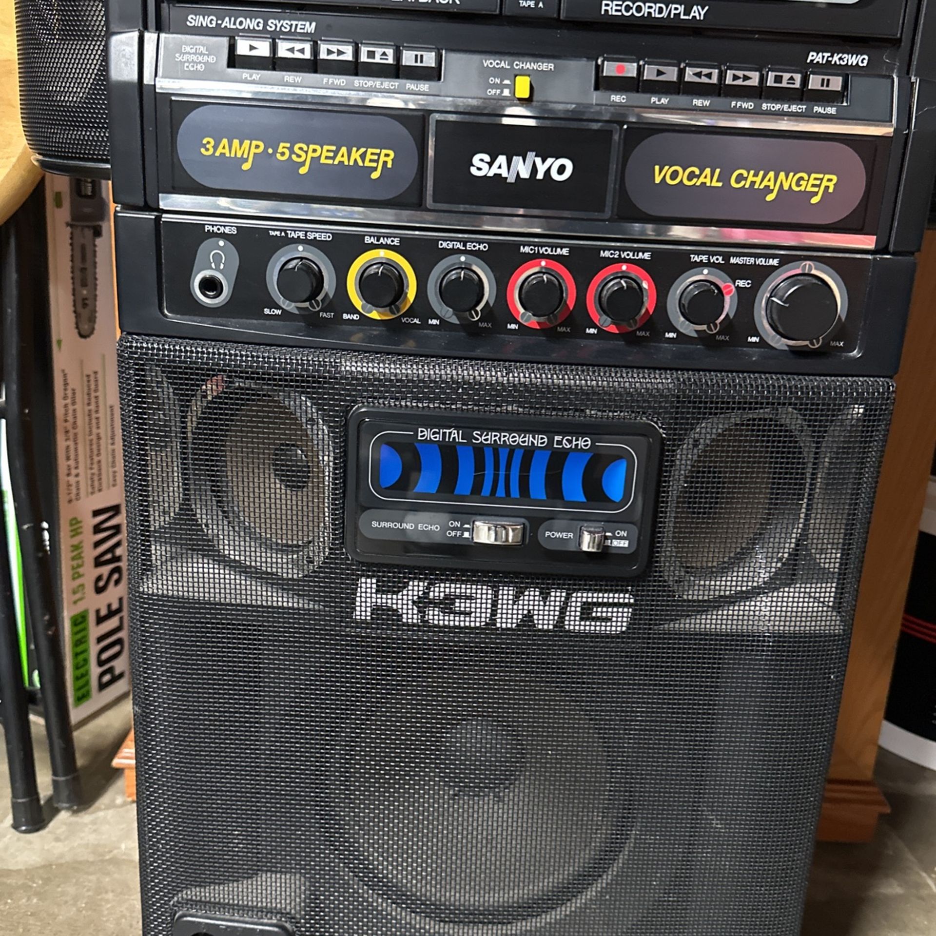 Vintage Sanyo Karaoke Machine for Sale in North Highlands, CA