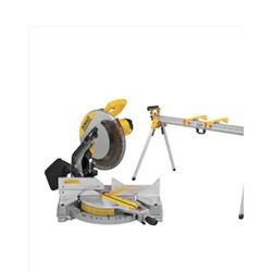 12"miter Dewalt Saw 15 Amp Dual Bevel With Stand And 3 Blades