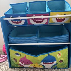 baby shark toy bin