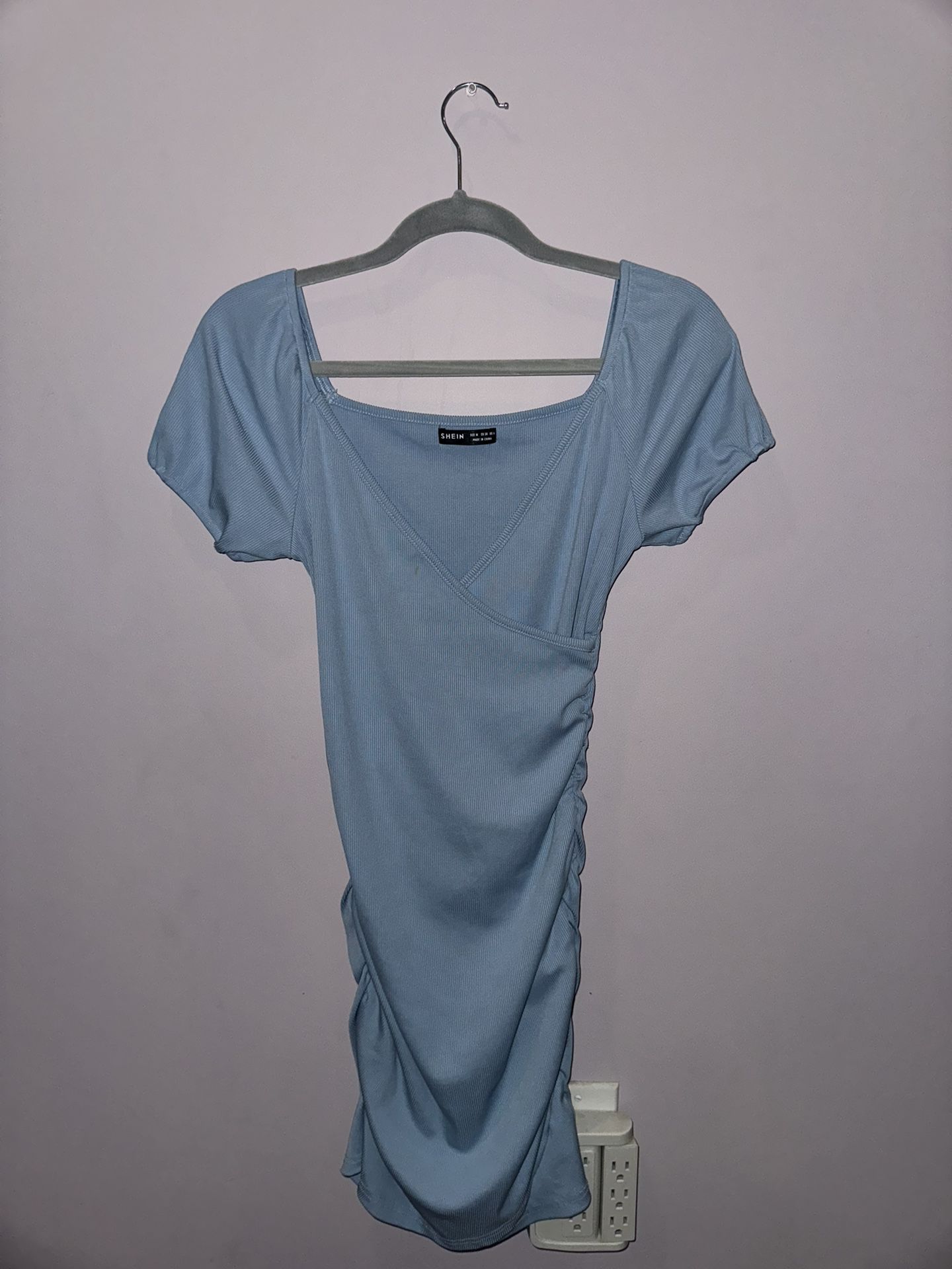 Women’s Medium Baby Blue Body Con Dress 