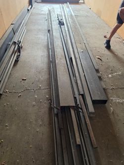 Iron metal beams and iron