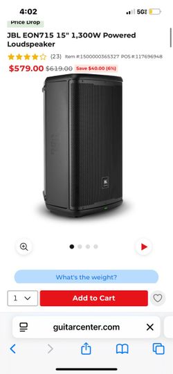 JbL giant party speaker