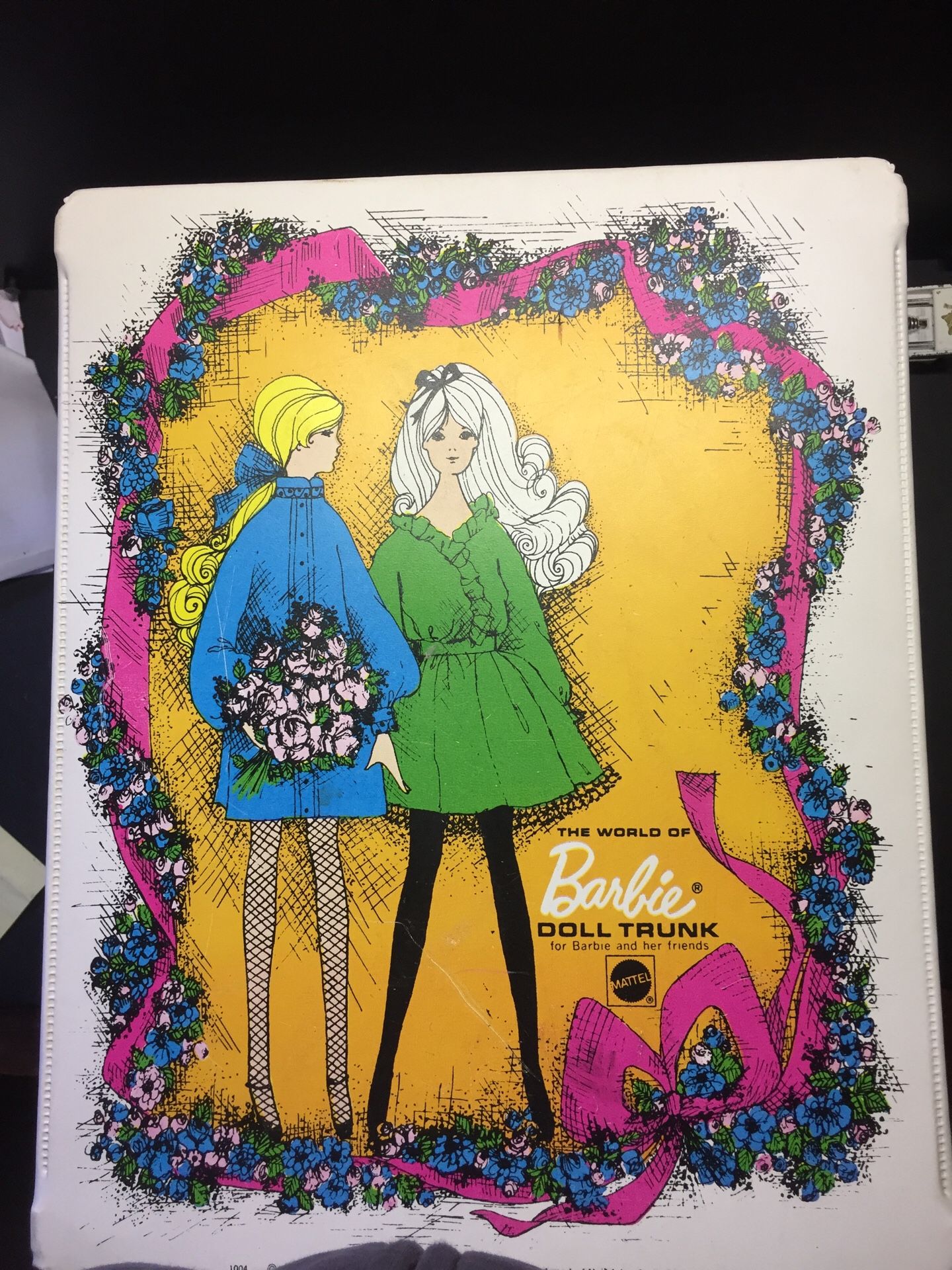 🤩1968 BARBIE DOLL TRUNK🤩!!!