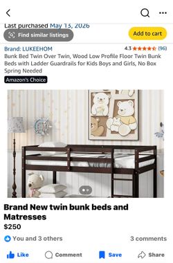 Brand new bunkbeds