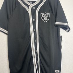 Brand New Las Vegas Raiders Baseball Jersey Mens Size Medium 