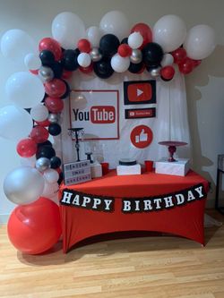 YouTube Party Decor Theme
