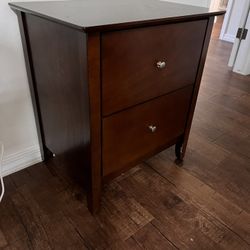 Brown End Table Night Stand