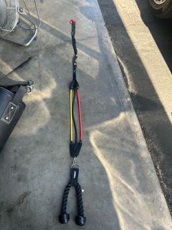 TKO Crunch Multi-Station Portable Triceps with Quick-Release Resistance Bands