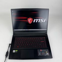 MSI GF65 Thin 15.6” Gaming Laptop i7-10750H 8GB RAM GTX Graphics