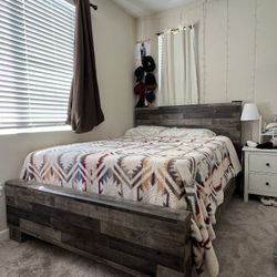 Queen Size Bedframe from Mathis Bros