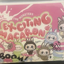 NEW AUTHENTIC POP MART LABUBU The Monsters Exciting Macaron 6 Pack Mystery Box