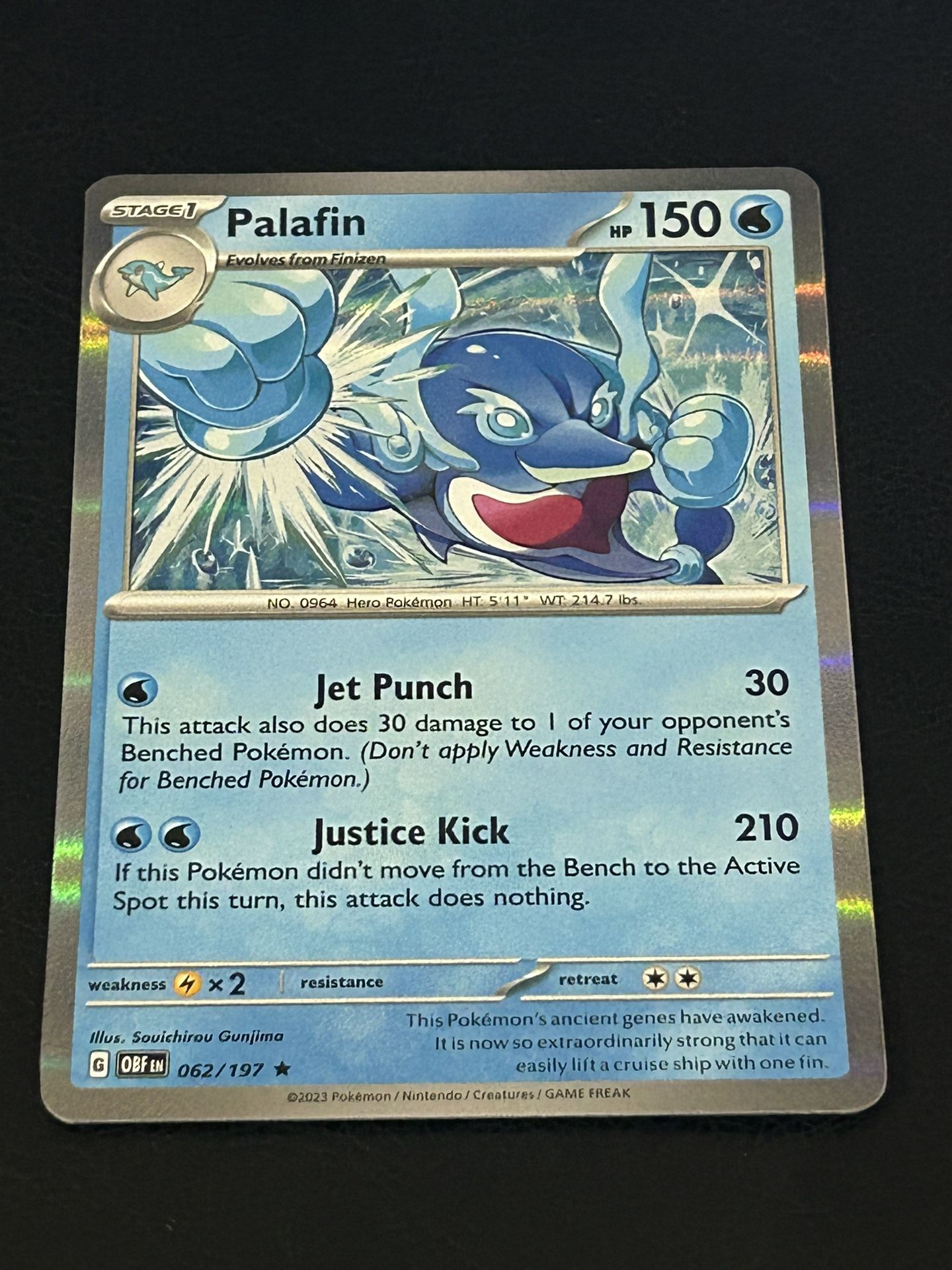 POKEMON PALAFIN HOLLOW 062/197